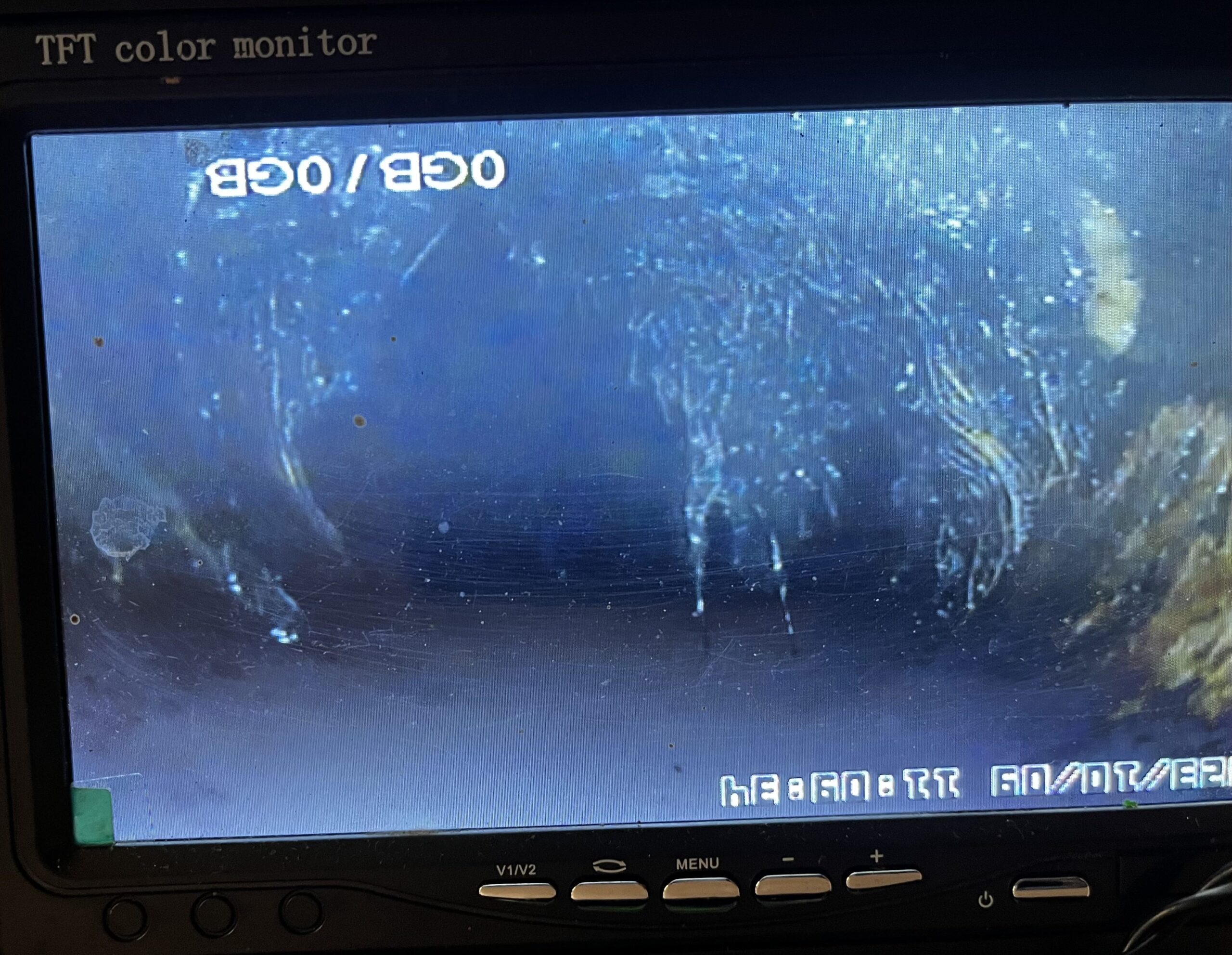 drain cleaning camera view